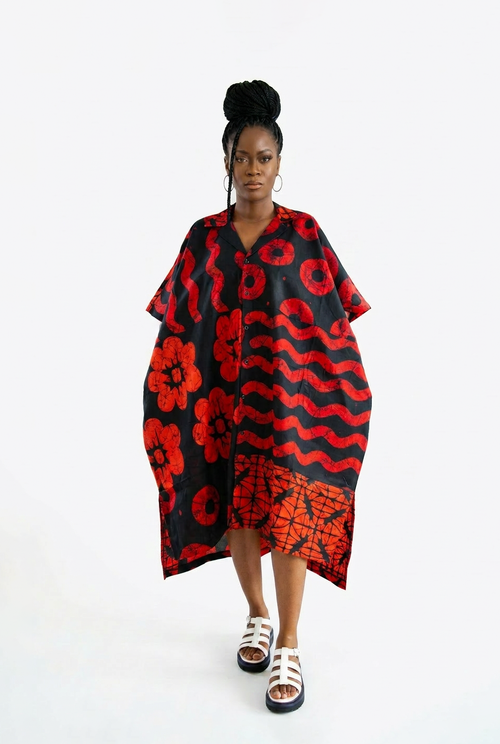 AISHA OVERSIZED SHIRT DRESS