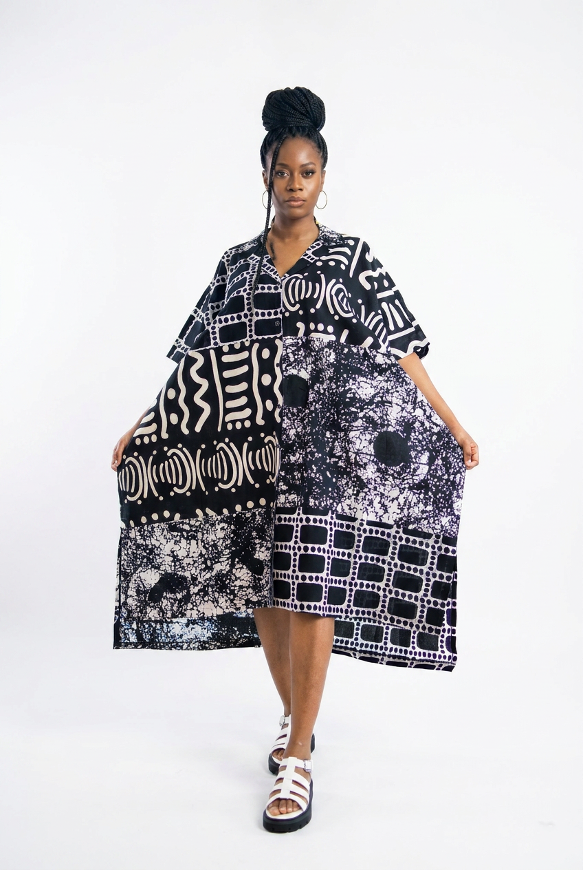 HADIZA OVERSIZED SHIRT DRESS