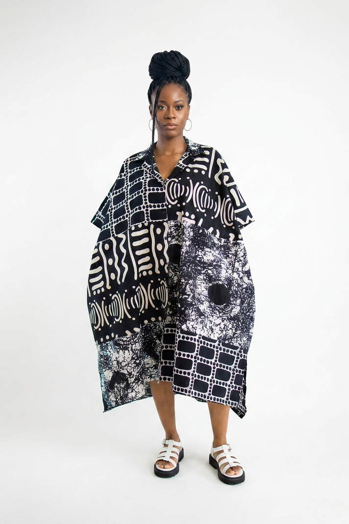 HADIZA OVERSIZED SHIRT DRESS
