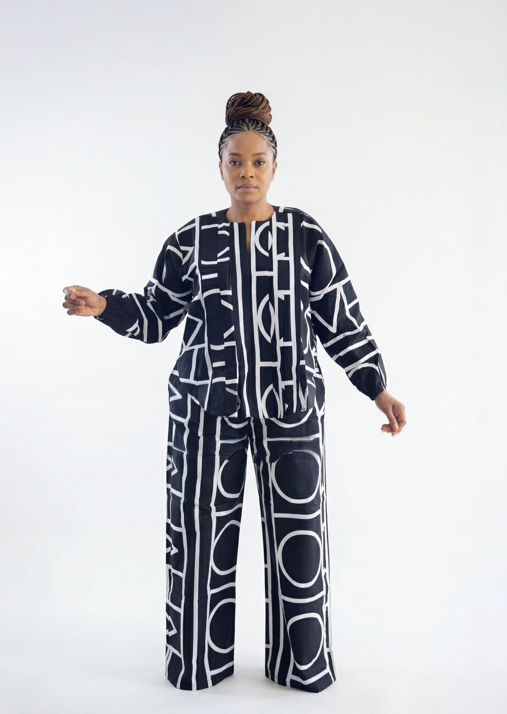 ŃGỌ́ZỊ GEOMETRIC PRINT SET