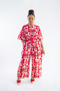 EFURU PANT SET RED