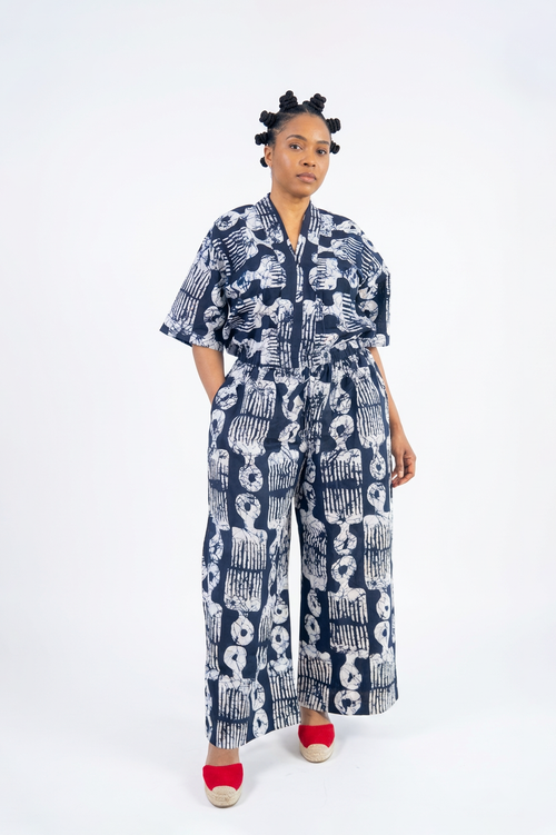 EFURU PANT SET BLACK