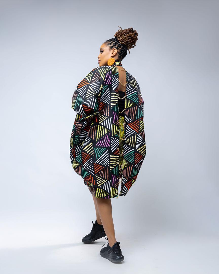 TOSIN CHAIN KIMONO SET